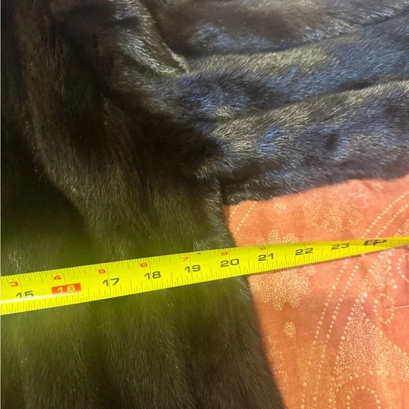 MINK Brown Fur Coat - Picture 8 of 9